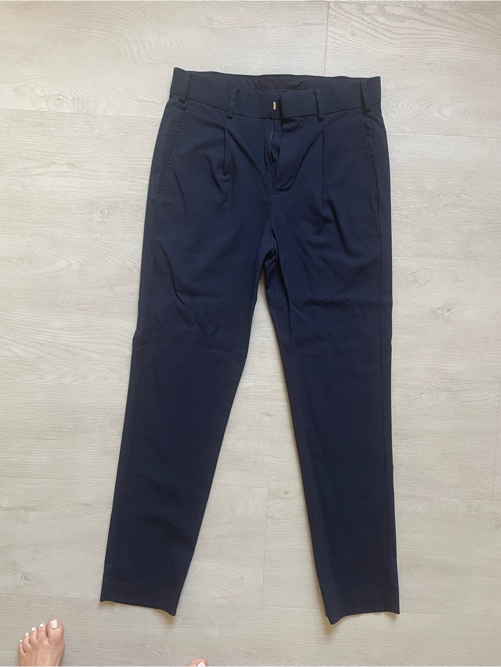 Murano Navy Slim Dress Pants